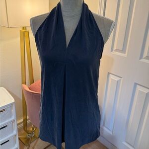 Green Envelope blue blouse 

Size M